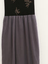 SWAYING 25 Early Autumn Floral Jacquard Tube Dress SW-SW25PF2L01C3-HL Gray Blue